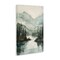 Stupell Industries Mountain River View Canvas Wall Art Design by LSR Design Studio